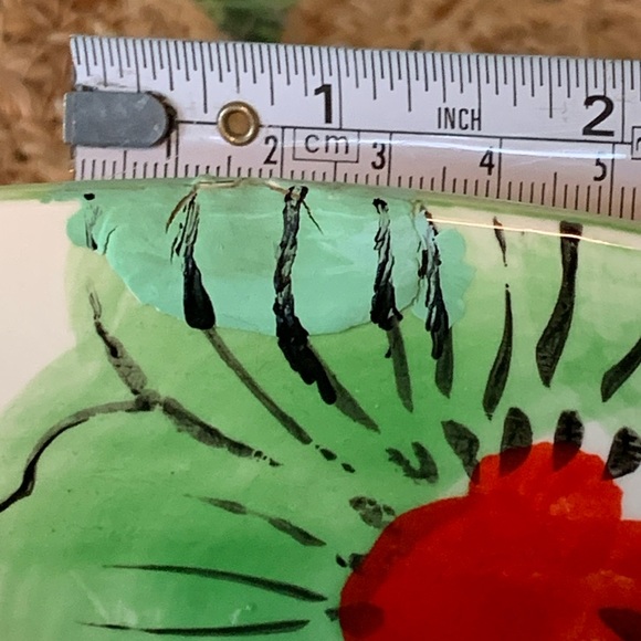 Vintage Floral painted pitcher and basin set, made in Japan - Picture 14 of 16